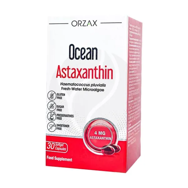 Изображение товара Orzax Ocean Астаксантин капсулы 30 шт - натуральный источник антиоксидантов