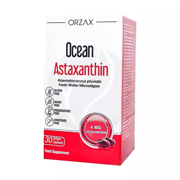 Изображение товара Orzax Ocean Астаксантин капсулы, №30 Изображение товара Orzax Ocean Астаксантин капсулы, №30