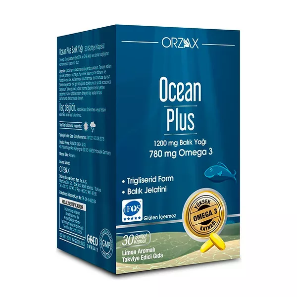 Изображение товара Орзax Ocean Плюс Омега-3 капсулы 30 шт для сердца и мозга Изображение товара Орзax Ocean Плюс Омега-3 капсулы 30 шт для сердца и мозга