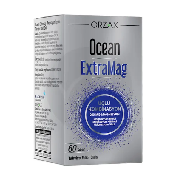 Изображение товара Orzax Ocean Магний Экстра таблетки 200мг, 60 штук