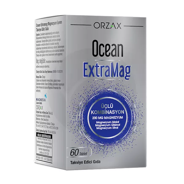 Изображение товара Orzax Ocean Магний Экстра таблетки 200мг, 60 штук