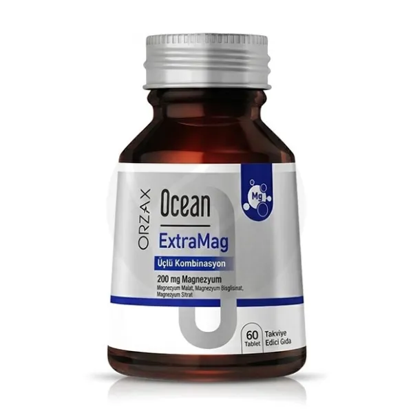 Изображение товара Orzax Ocean ЭкстраМаг магний таблетки 200мг, №60 Изображение товара Orzax Ocean ЭкстраМаг магний таблетки 200мг, №60