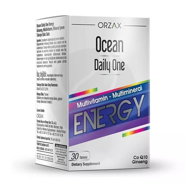 Изображение товара Orzax Ocean Энерджи таблетки No30 - витамины и минералы для энергии