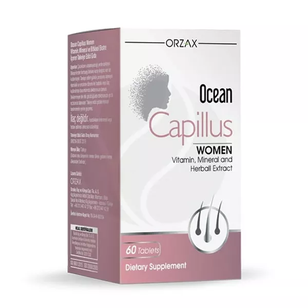 Изображение товара Orzax Ocean Capillus Women таблетки, №60 Изображение товара Orzax Ocean Capillus Women таблетки, №60