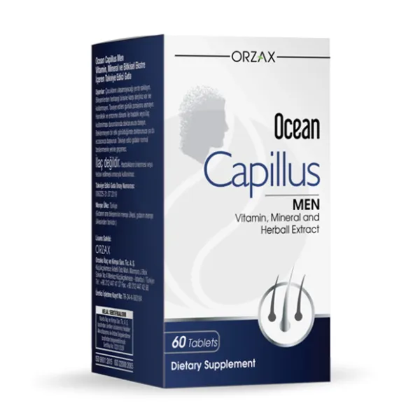 Изображение товара Orzax Ocean Capillus Men таблетки 60 шт для мужского здоровья и укрепления волос