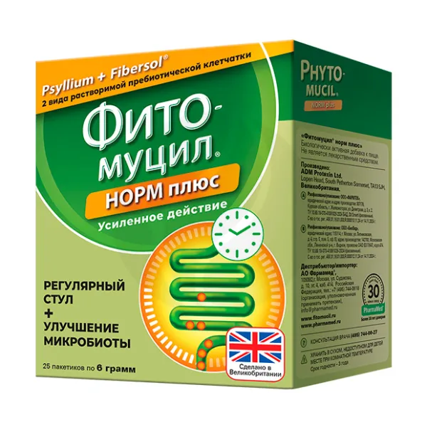 Фитомуцил норм плюс порошок, 6г №25