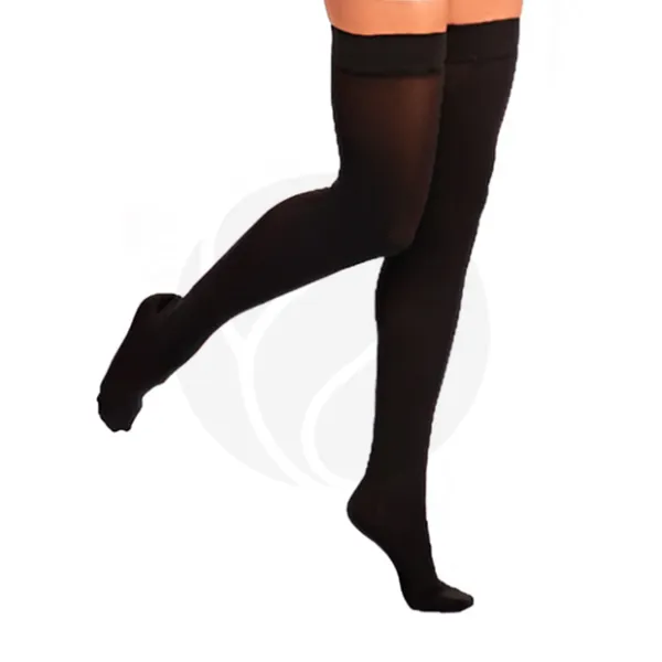 Изображение товара Компрессионные чулки Trives 2 класс закрытый носок черные, длина нормальная