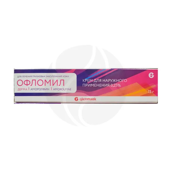 Изображение товара Офломил Дерма крем д/наружн. прим. 0,25% 15г противогрибковый