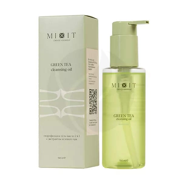 Изображение товара Mixit Your Skin гель-масло гидрофильное с экстрактом зеленого чая, 150мл Изображение товара Mixit Your Skin гель-масло гидрофильное с экстрактом зеленого чая, 150мл