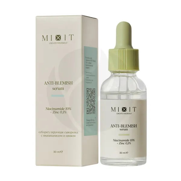 Mixit Skin Chemistry сыворотка себорегулирующая с ниацинамидом и цинком, 30мл