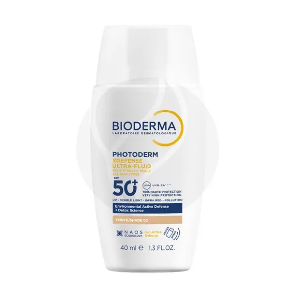 Bioderma Photoderm флюид солнцезащитный SPF 50+ светлый оттенок, 40мл