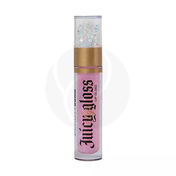 Изображение товара Beauty Bomb Juicy gloss тон 4 Wild Passion розовый с блестками увлажняющий блеск для губ