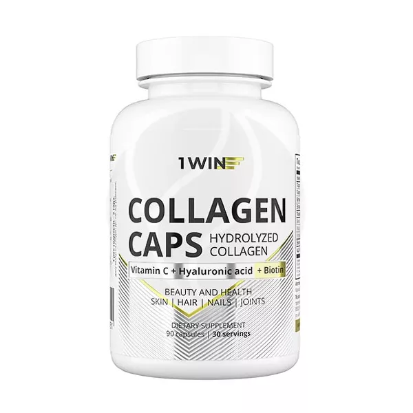 Изображение товара БАД Коллаген с витамином С, гиалуроновой кислотой и биотином 90 капсул
