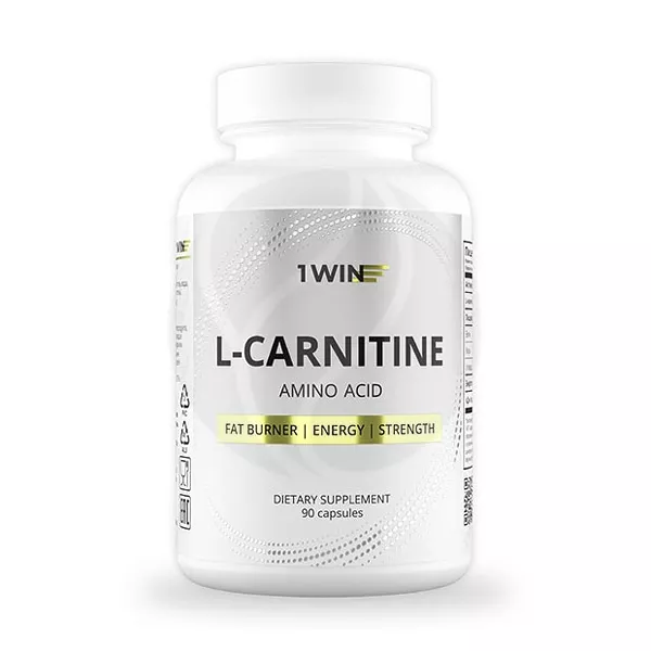 Изображение товара 1Win L-карнитин капсулы №90 для поддержки обмена веществ и жиросжигания