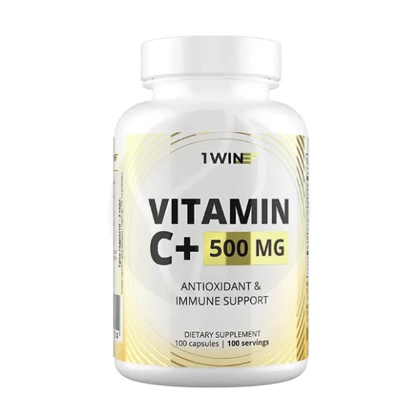 Изображение товара 1Win Витамин С капсулы 500мг №100 для укрепления иммунной системы