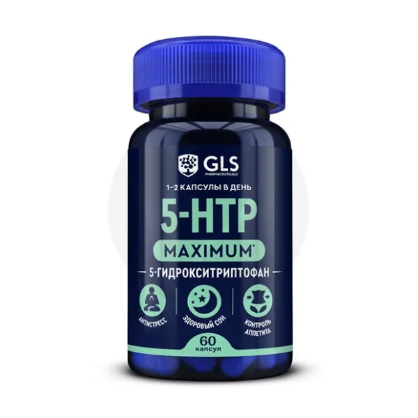 Изображение товара GLS 5-гидрокситриптофан максимум капсулы, №60