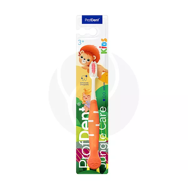 Изображение товара Детская зубная щётка ProfDent Kids мягкая для чувствительных дёсен Изображение товара Детская зубная щётка ProfDent Kids мягкая для чувствительных дёсен