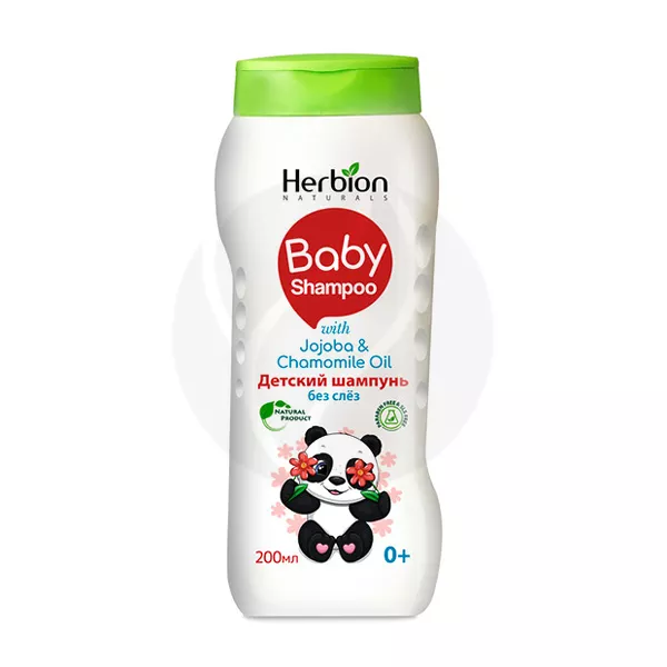 Изображение товара Herbion Baby шампунь детский без слёз (0+), 200мл Изображение товара Herbion Baby шампунь детский без слёз (0+), 200мл