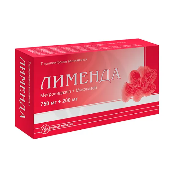 Изображение товара Лименда суппозитории вагинальные 750мг+200мг №7 World Medicine