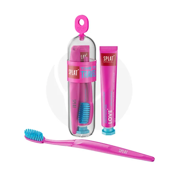 Изображение товара Splat Travel набор дорожный микс зубная щетка и паста-гель 25г