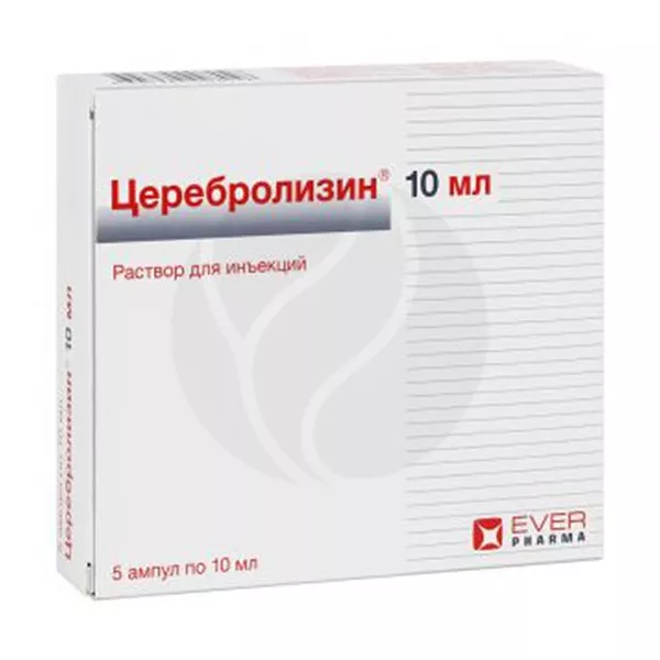 Изображение товара Раствор Церебролизин для инъекций 10 мл Сотекс Изображение товара Раствор Церебролизин для инъекций 10 мл Сотекс