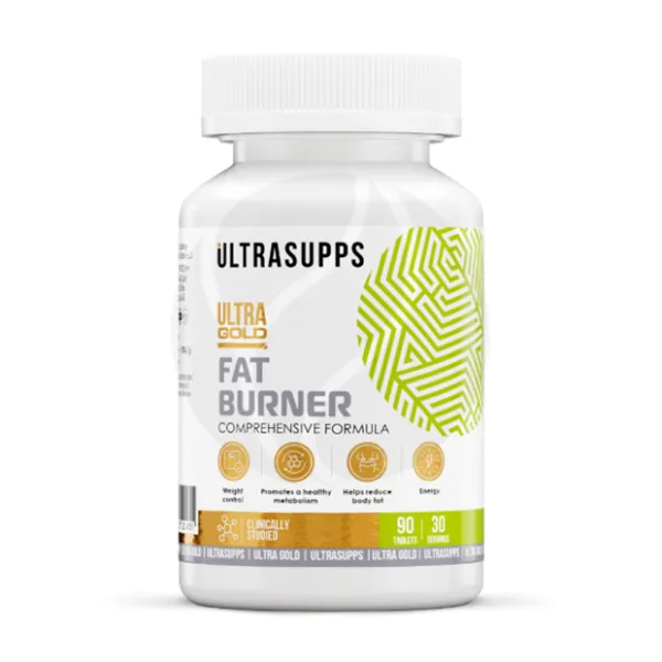 Изображение товара Ultrasupps Ultra Gold Fat burner комплекс жиросжигающих таблеток 90 шт