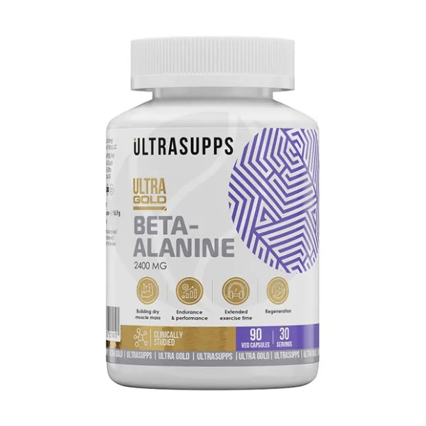 Изображение товара Ultra Gold Бета-аланин капсулы, улучшение выносливости, 90 шт