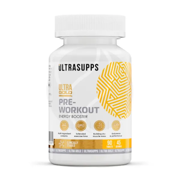 Ultrasupps Ultra Gold Комплекс предтренировочный капсулы, №90