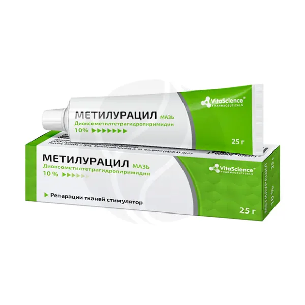 Изображение товара Vitascience Метилурацил мазь д/местн. и наружн. прим. 10%,  25г