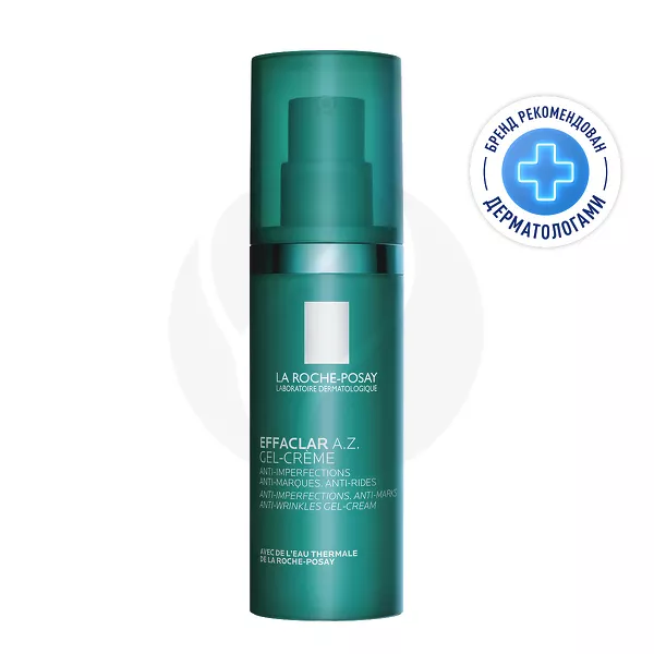 Изображение товара Effaclar A.Z. гель-крем с азелаиновой кислотой 10% 40мл для проблемной кожи Изображение товара Effaclar A.Z. гель-крем с азелаиновой кислотой 10% 40мл для проблемной кожи