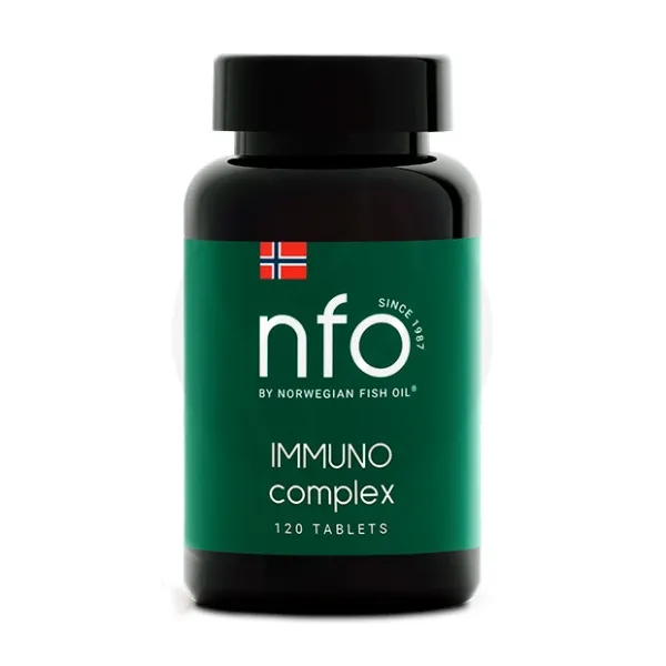 Изображение товара NFO Иммунокомплекс таблетки 120 шт для укрепления иммунитета и профилактики инфекций