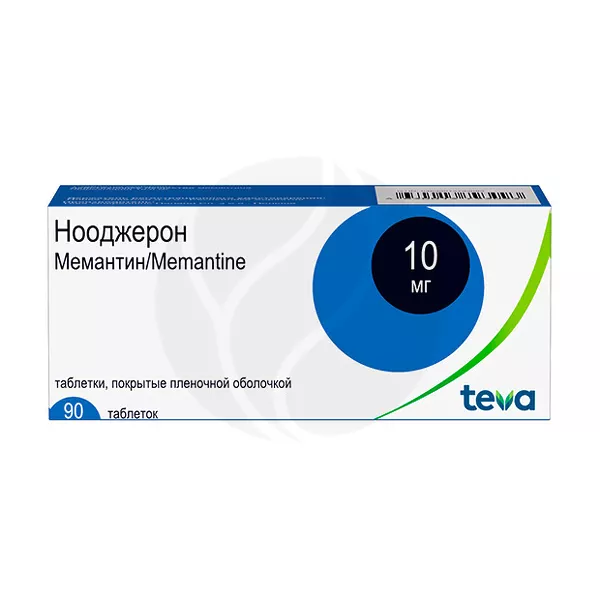 Изображение товара Таблетки Teva Мемантина гидрохлорид 10 мг 90 шт Изображение товара Таблетки Teva Мемантина гидрохлорид 10 мг 90 шт