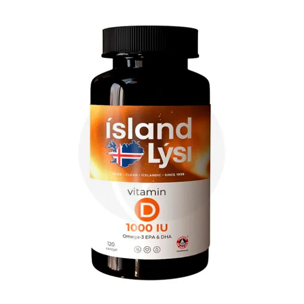 Изображение товара Витамин D3 1000МЕ + Омега-3 капсулы, 120 шт, Лиси Х Ф, здоровье костей и сердечно-сосудистой систем