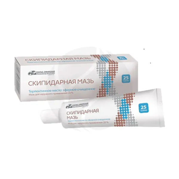 Изображение товара Скипидарная мазь 20% для наружного применения 25 г