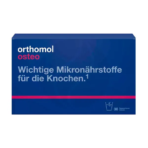 Изображение товара Orthomol Остео порошок 15г №30 для укрепления костей и здоровья Изображение товара Orthomol Остео порошок 15г №30 для укрепления костей и здоровья