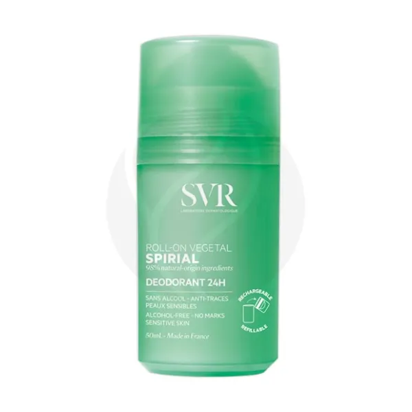 Изображение товара SVR Spirial Roll-on дезодорант растительный 50 мл гипоаллергенный защита от запаха и влаги