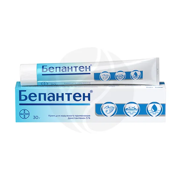 Изображение товара Бепантен крем д/наружн. прим. 5%, 30г Байер Изображение товара Бепантен крем д/наружн. прим. 5%, 30г Байер