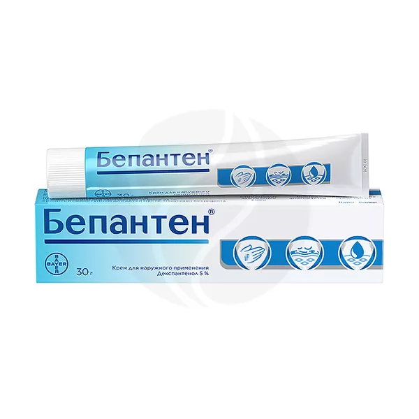 Изображение товара Бепантен крем д/наружн. прим. 5%, 30г Байер Изображение товара Бепантен крем д/наружн. прим. 5%, 30г Байер