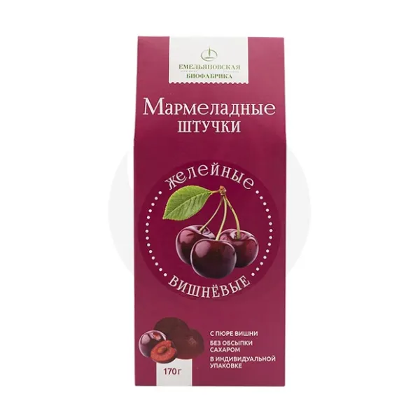 Изображение товара Мармелад желейный вишнёвый, 170г