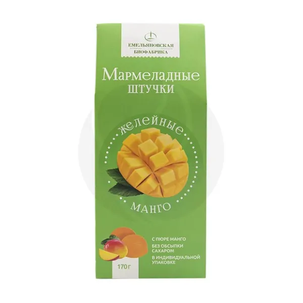 Изображение товара Мармелад желейный манго, 170г