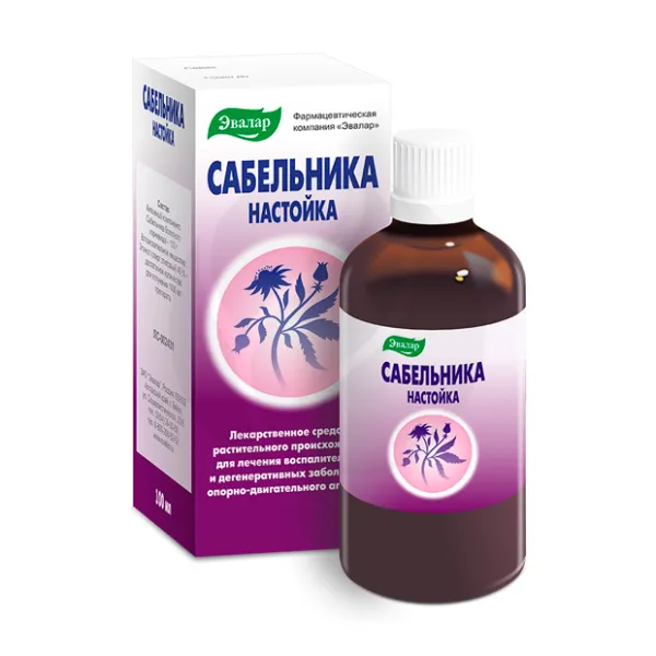 Эвалар Сабельника настойка для приема внутрь, 100мл