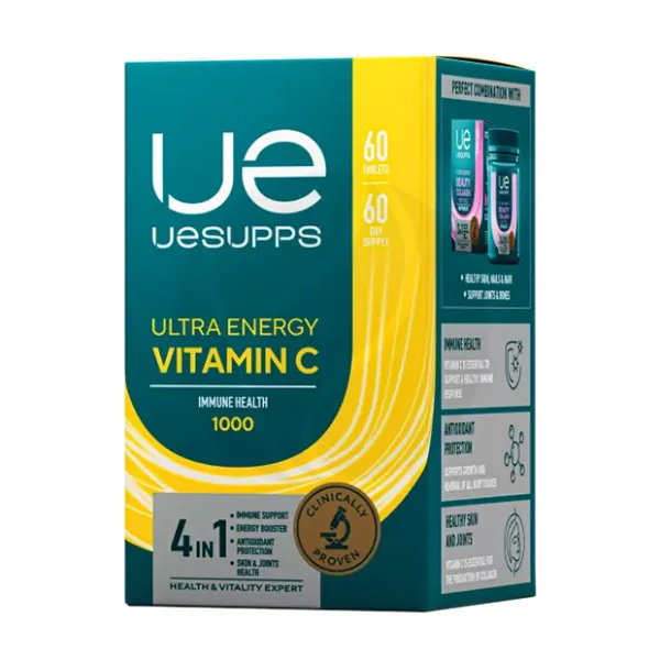 Uesupps Ultra Energy Витамин С таблетки 900мг, №60
