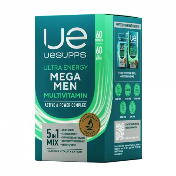 Изображение товара Uesupps Ultra Energy MegaMen Мультивитамины для мужчин капсулы мягкие, №60