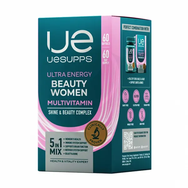 Изображение товара Uesupps Ultra Energy Beauty Women Мультивитамины для женщин мягкие капсулы, №60