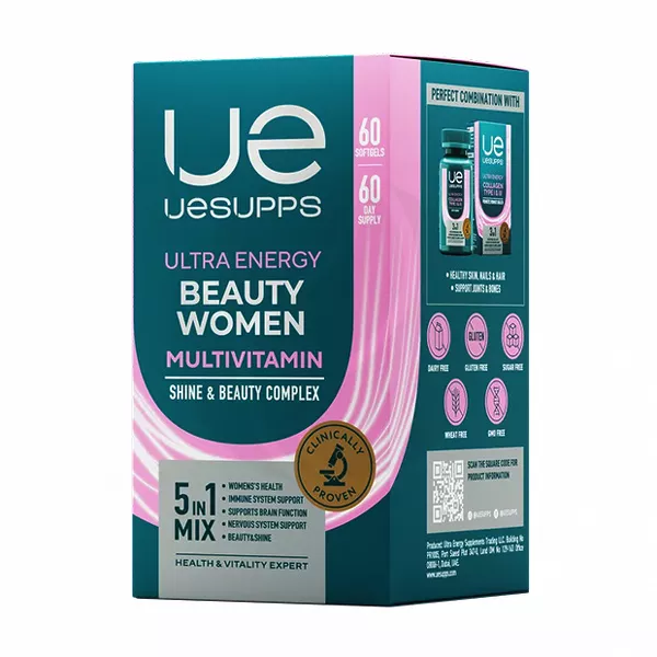 Изображение товара Uesupps Ultra Energy Beauty Women Мультивитамины для женщин мягкие капсулы, №60 Изображение товара Uesupps Ultra Energy Beauty Women Мультивитамины для женщин мягкие капсулы, №60
