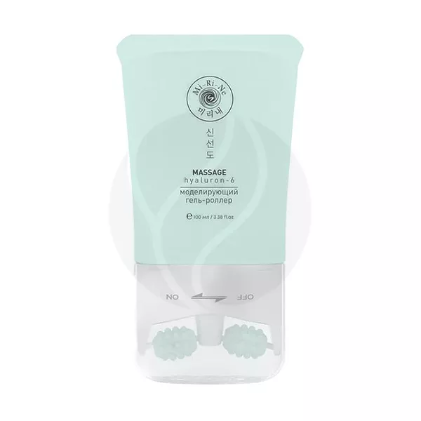 Изображение товара Mi-Ri-Ne Hyaluron гель-роллер антивозрастной моделирующий против морщин для лица, шеи и зоны декольте, 100мл Изображение товара Mi-Ri-Ne Hyaluron гель-роллер антивозрастной моделирующий против морщин для лица, шеи и зоны декольте, 100мл