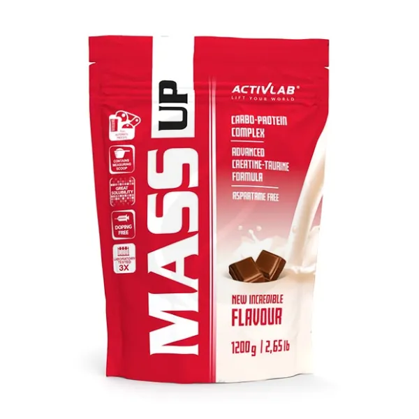 ActivLab Mass up гейнер со вкусом шоколада, 1200г