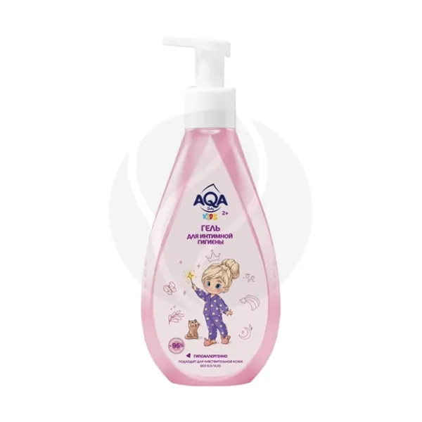 Изображение товара AQA baby Kids гель детский для интимной гигиены для девочек (с 2 лет), 250мл