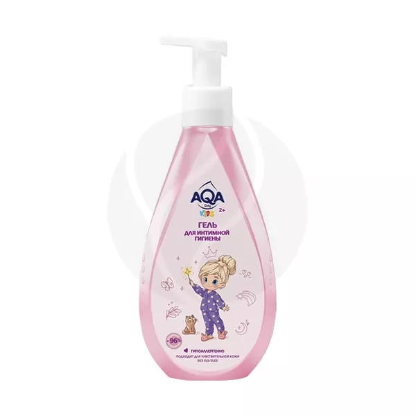 Изображение товара AQA baby Kids гель детский для интимной гигиены для девочек (2+), 250мл Изображение товара AQA baby Kids гель детский для интимной гигиены для девочек (2+), 250мл