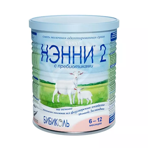 Изображение товара Нэнни 2 сухая адаптированная молочная смесь для детей 6-12 месяцев 400г Изображение товара Нэнни 2 сухая адаптированная молочная смесь для детей 6-12 месяцев 400г